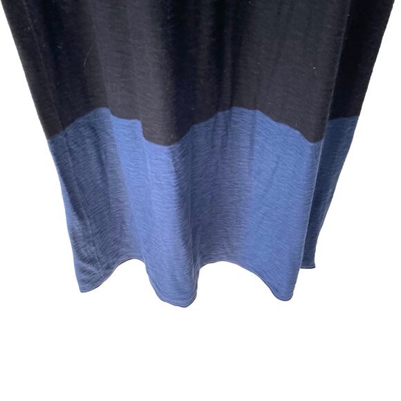 Vince Tank Maxi Dress Cotton Black Blue Color Block Dress size small - Picture 6 of 8